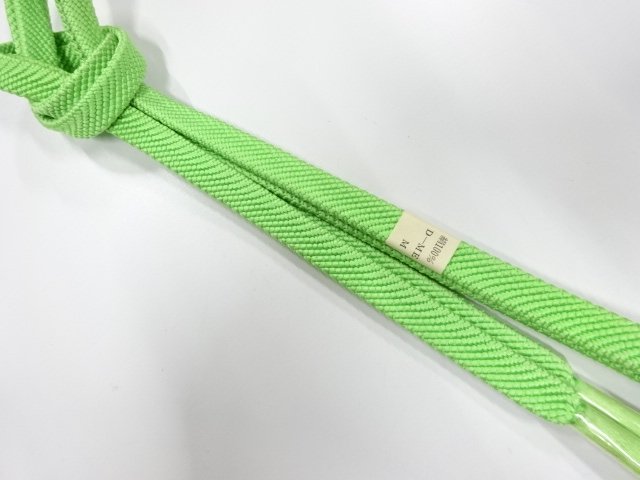 JAPANESE KIMONO / UNUSED HAND-TIED OBIJIME